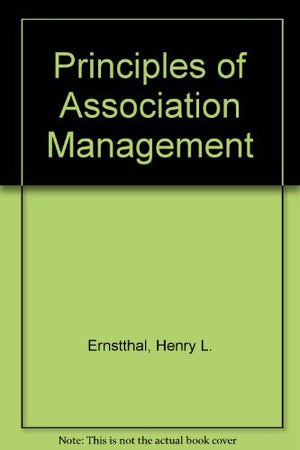 Principles of Association Management,Used