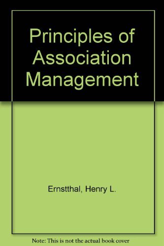 Principles of Association Management,Used