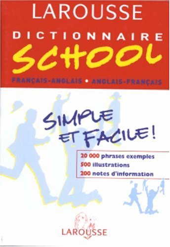 Larousse Dictionnaire School: FrancaisAnglais/AnglaisFrancais (French and English Edition),Used