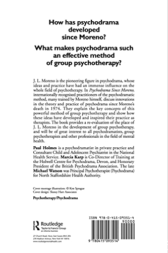 Psychodrama Since Moreno,Used