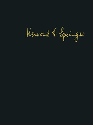 Konrad F. Springer: zum 60. Geburtstag (German and English Edition),Used