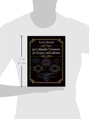 850 Calligraphic Ornaments For Designers And Craftsmen (Dover Pictorial Archive),New