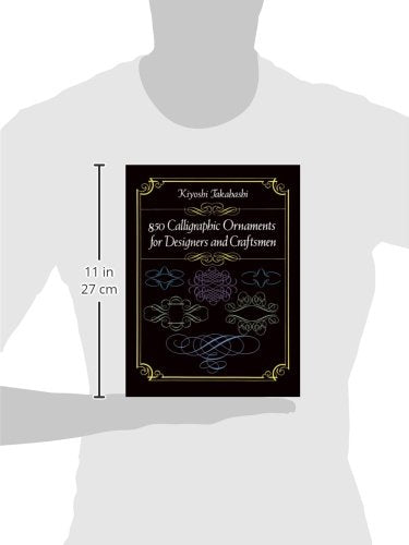 850 Calligraphic Ornaments For Designers And Craftsmen (Dover Pictorial Archive),New