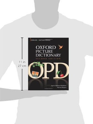 Oxford Picture Dictionary EnglishHaitian Creole Edition,Used