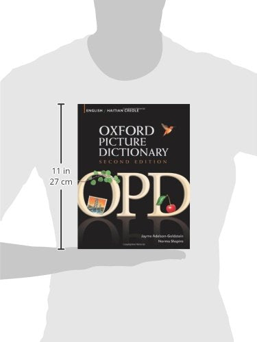 Oxford Picture Dictionary EnglishHaitian Creole Edition,Used