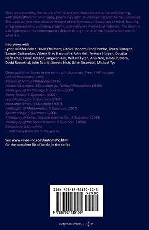 Mind and Consciousness: 5 Questions,Used