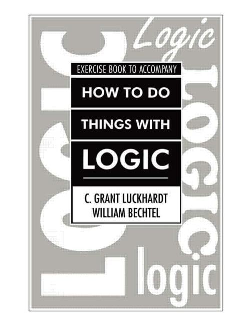 How To Do Things With Logic Workbook,Used