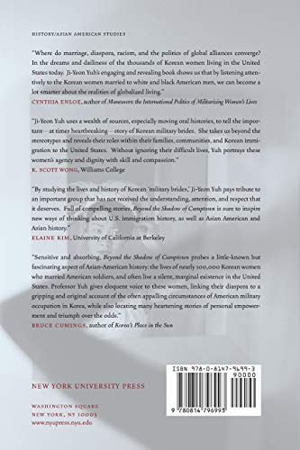 Beyond The Shadow Of Camptown: Korean Military Brides In America (Nation Of Nations, 25),New