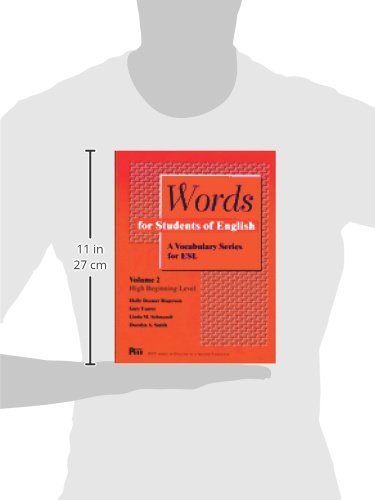 Words For Students Of English : A Vocabulary Series For Esl, Vol 2 (Pitt Series In English As A Second Language) (Volume 2),Used