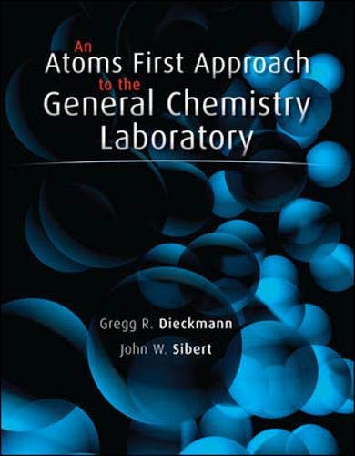 An Atoms First Approach to General Chemistry Laboratory Manual,Used