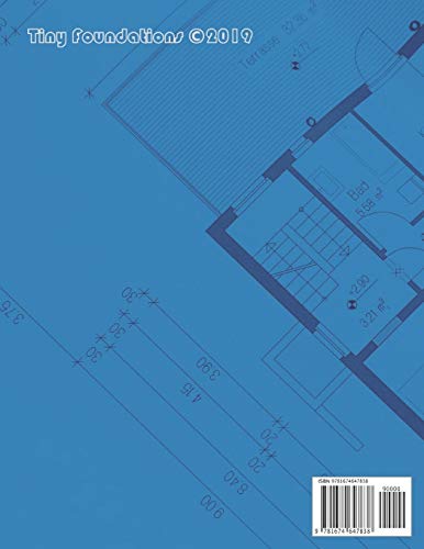 Tiny Plans Big Designs: Tiny Houses Dot Grid Book for Designing, Planning & Construction,Used