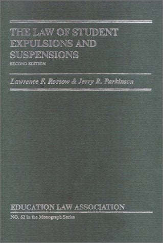 The Law of Student Expulsions and Suspensions,Used