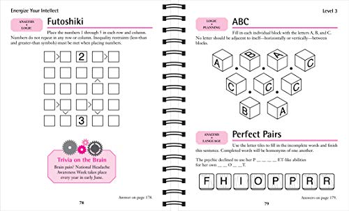 Brain Games  2 Books in 1  Puzzle Collection (Large Print),Used