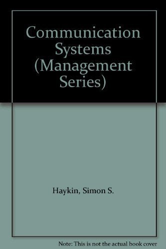 Communication Systems (Management Series)-used