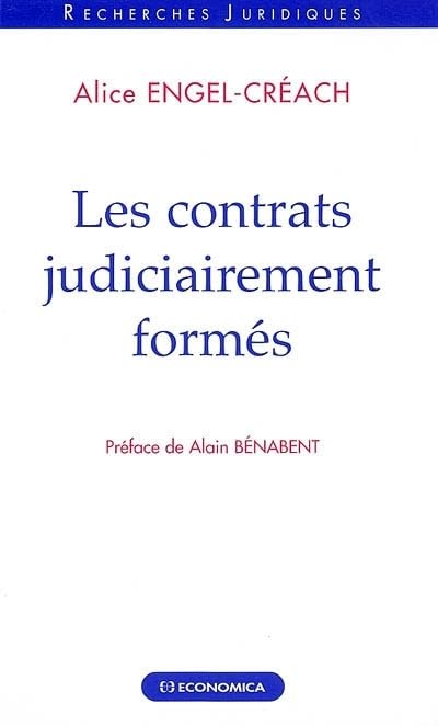 Les contrats judiciairement forms,Used