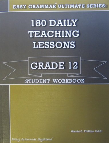 Easy Grammar Ultimate Series Grade 12 Student,Used