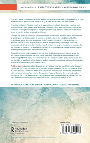 Production of Postcolonial India and Pakistan: Meanings of Partition (Interventions),Used