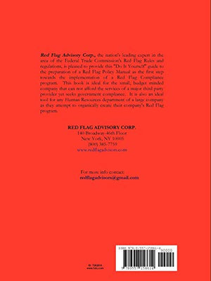 DO IT YOURSELF RED FLAGA SAMPLE POLICY MANUAL,Used