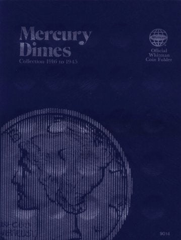 Coin Folders Dimes: Mercury, 19161945 (Official Whitman Coin Folder),Used