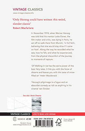 Of Walking In Ice: Munich  Paris: 23 November  14 December, 1974 (Vintage Classics),Used