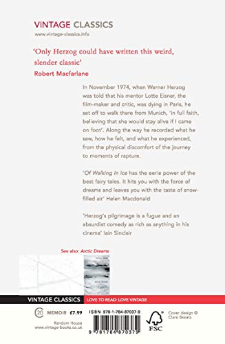 Of Walking In Ice: Munich  Paris: 23 November  14 December, 1974 (Vintage Classics),Used