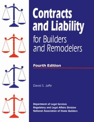 Contracts and Liability for Builders and Remodelers/With Disk,Used