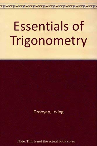 Essentials Of Trigonometry,Used