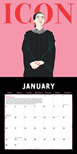 2022 The Legacy of Ruth Bader Ginsburg Wall Calendar: Her Words of Hope, Equality and Inspiration  A yearlong tribute to the no,Used
