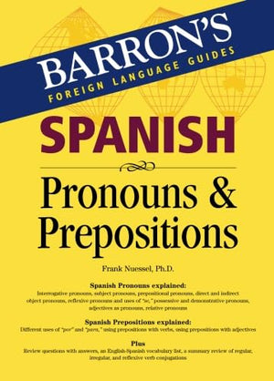 Spanish Pronouns And Prepositions (Barron'S Foreign Language Guides),Used