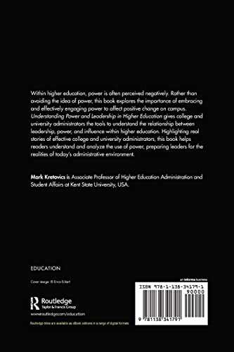 Understanding Power and Leadership in Higher Education: Tools for Institutional Change,Used
