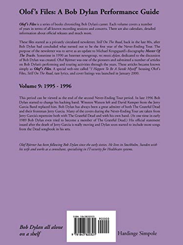 Olof's Files: A Bob Dylan Performance Guide (9),Used