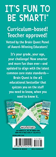 Brain Quest 3Rd Grade Reading Q&A Cards: 56 Stories With Questions And Answers. Curriculumbased! Teacherapproved! (Brain Quest