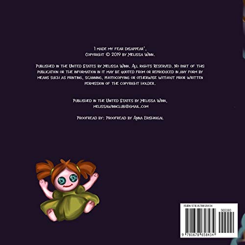I Made My Fear Disappear: Help Kids Overcome a Fear of Monsters Under the Bed, Bedtimes Story Fiction Children's Picture Book Ag,Used