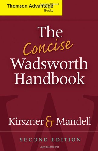 The Concise Wadsworth Handbook (Cengage Advantage Books),Used