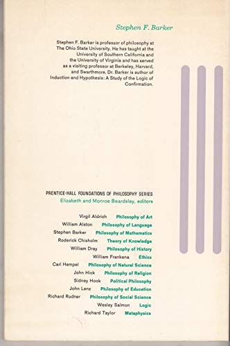 Philosophy of Mathematics (Foundations of Philosophy),Used