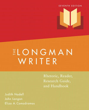 The Longman Writer: Rhetoric, Reader, Research Guide, And Handbook (7Th Edition)-new,New