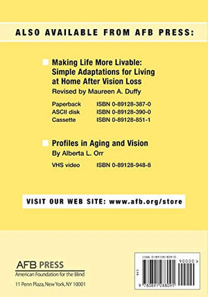 Aging and Vision Loss: A Handbook for Families,Used