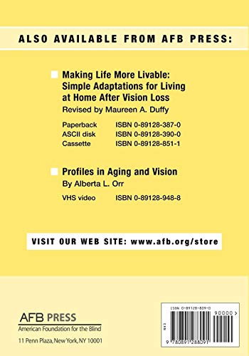 Aging and Vision Loss: A Handbook for Families,Used