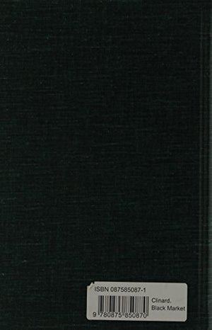 The Black Market; A Study of White Collar Crime,Used