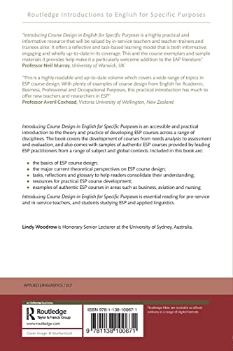 Introducing Course Design in English for Specific Purposes (Routledge Introductions to English for Specific Purposes),Used