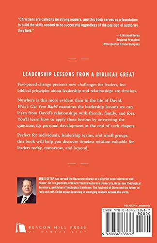 Who's Got Your Back?: Leadership Lessons from the Life of King David,Used