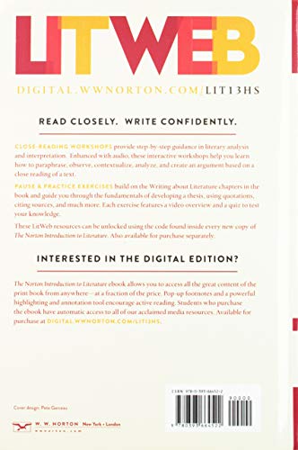 The Norton Introduction To Literature,New