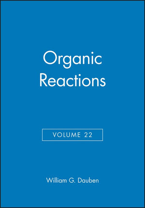 Organic Reactions. Volume 22 (Vol 22),Used