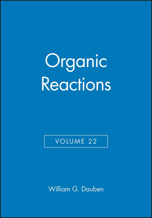 Organic Reactions. Volume 22 (Vol 22),Used