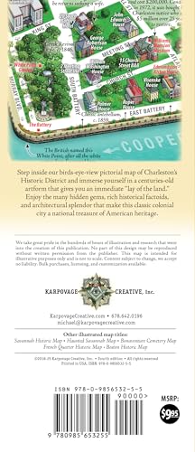 Charleston Historic District Illustrated Map