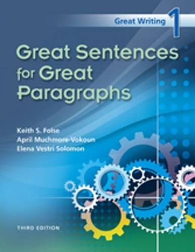 Great Writing 1: Great Sentences for Great Paragraphs,New
