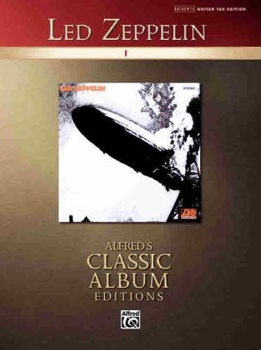 Classic Led Zeppelin  Led Zeppelin: Authentic Guitar Tab (Alfred'S Classic Album Editions),Used