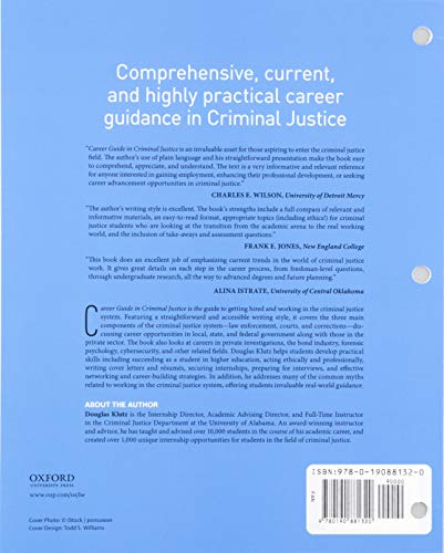 Career Guide in Criminal Justice,Used
