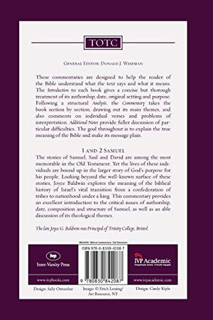 1 and 2 Samuel: An Introduction and Commentary (Tyndale Old Testament Commentaries, Volume 8),Used