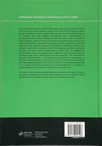 Fractured Rock Hydrogeology (IAH  Selected Papers on Hydrogeology),Used